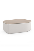 Ivory Bouclé Coffee Table | Caracole Serir | Oroatrade.com