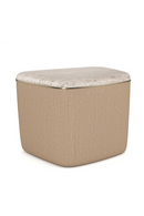 Ivory Bouclé Coffee Table | Caracole Serir | Oroatrade.com