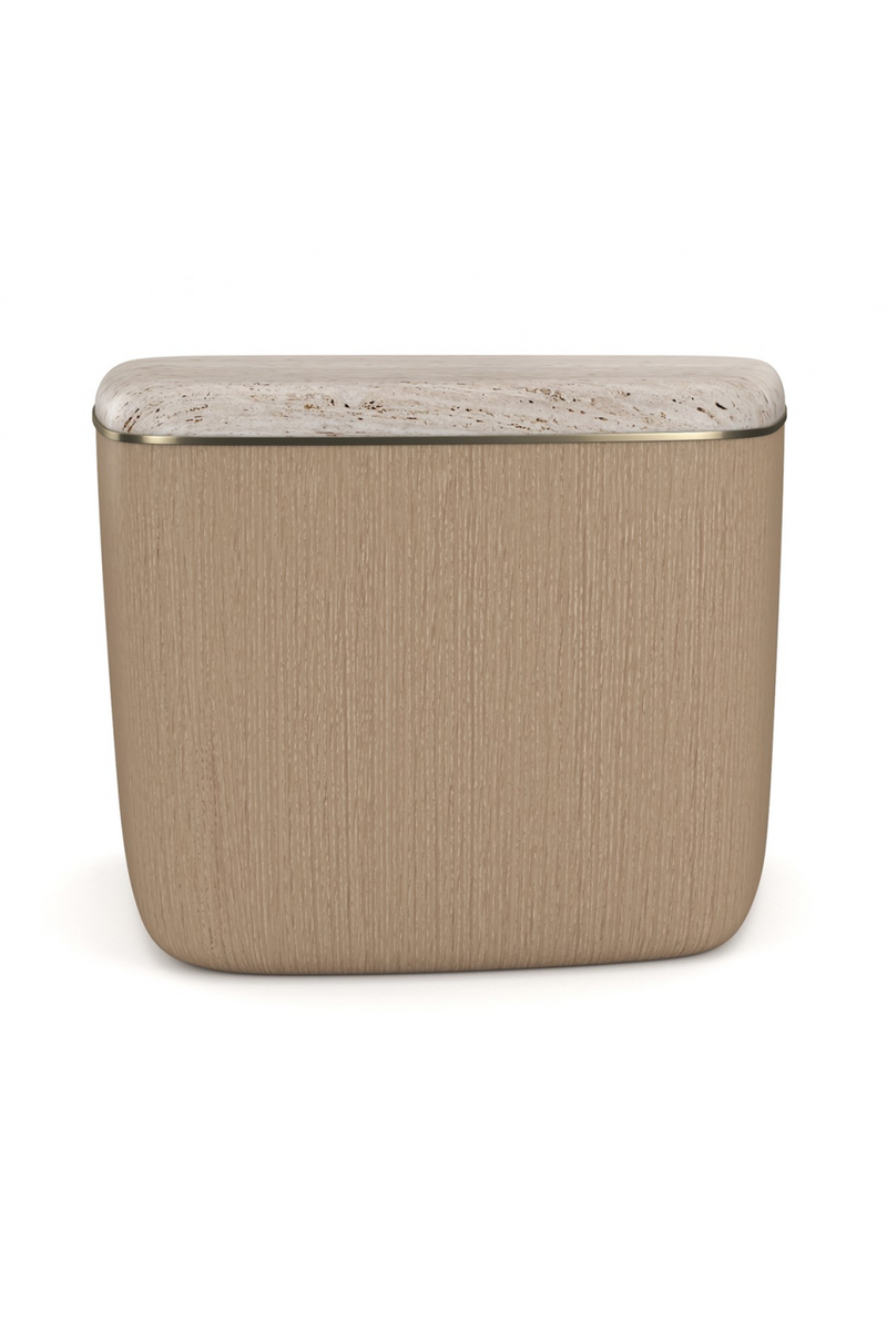Ivory Bouclé Coffee Table | Caracole Serir | Oroatrade.com