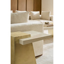 Wooden Trapezoid Side Table | Caracole Plank
