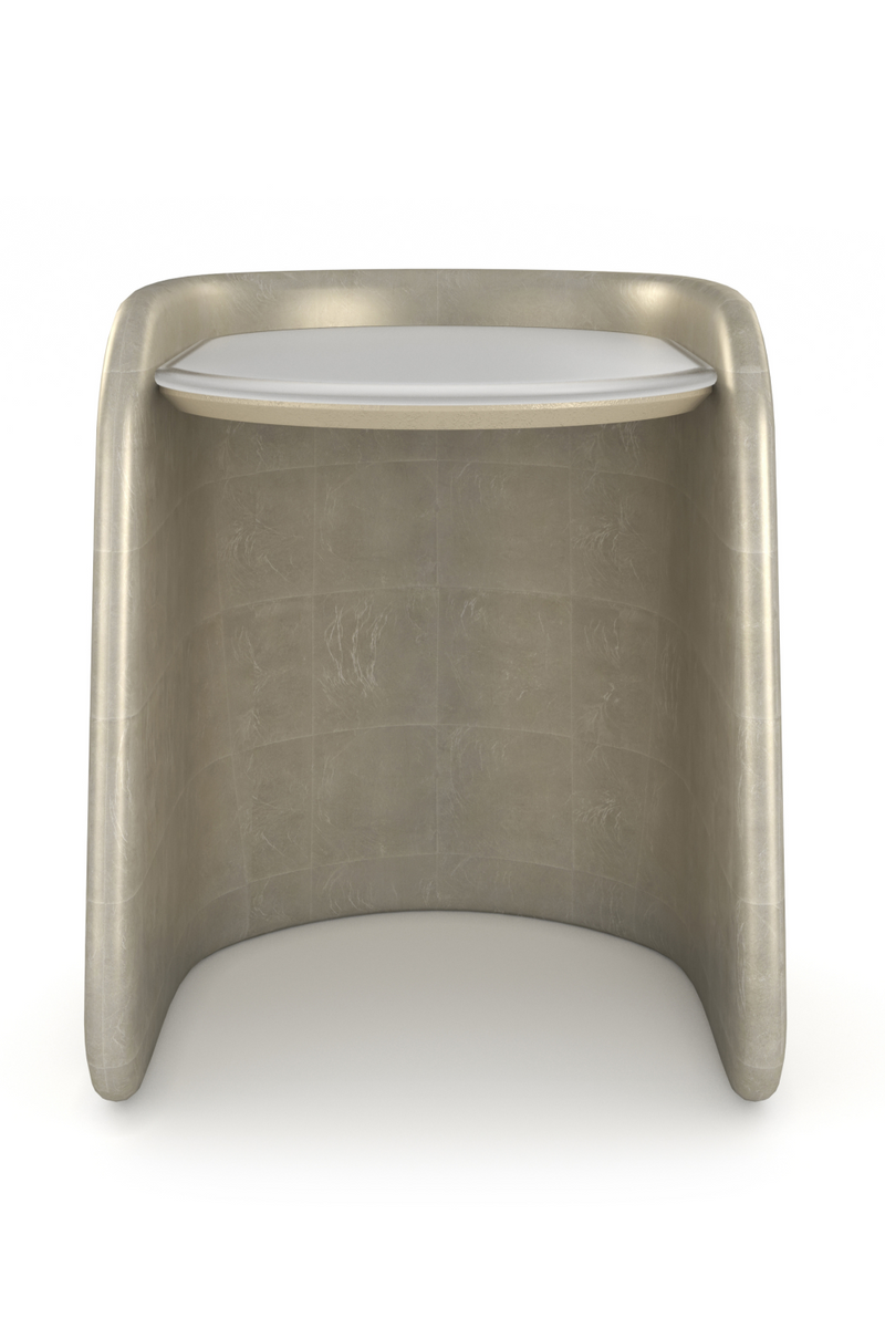 Frosted Glass Side Table | Caracole Bauble | Oroatrade.com