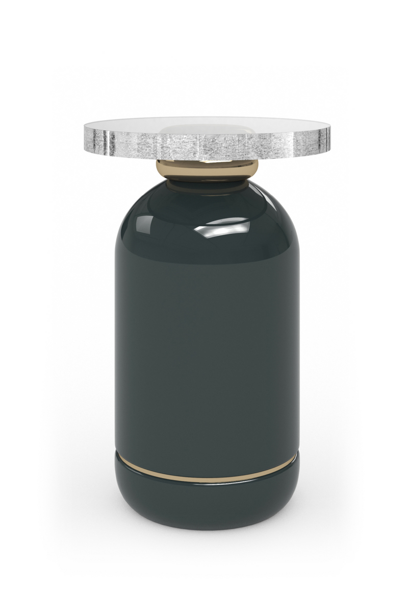 Seeded Glass Accent Table | Caracole Gelee | Oroatrade.com