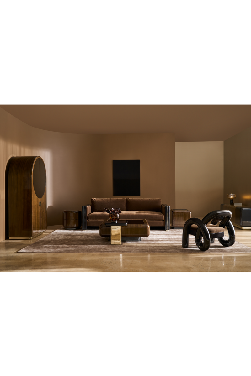Mirror Top Cube Accent Table | Caracole Gelee | Oroatrade.com