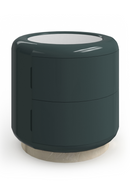 Green Cylindrical Side Table | Caracole Gelee | Oroatrade.com