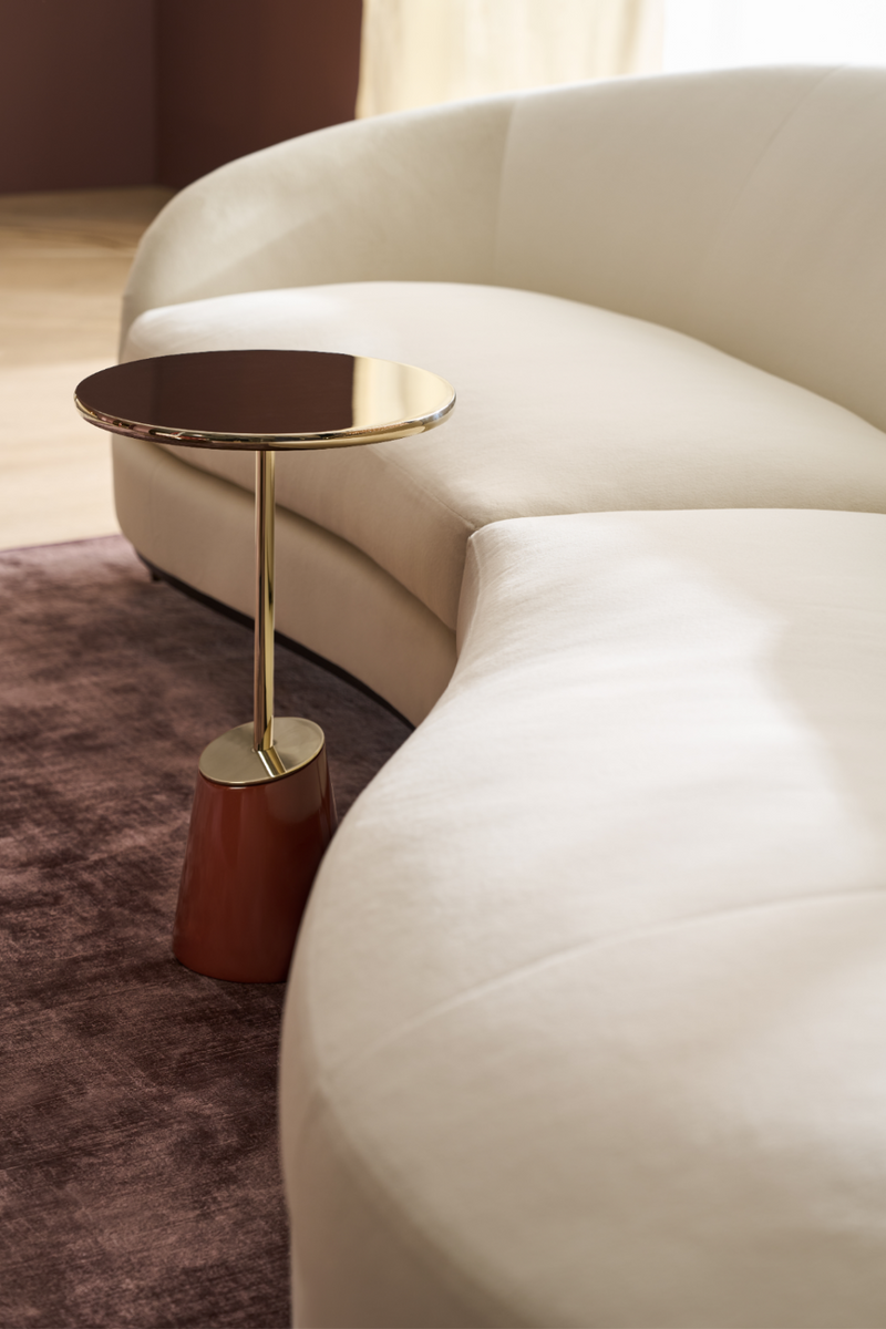 Red Gloss Accent Table | Caracole Rossetta | Oroatrade.com