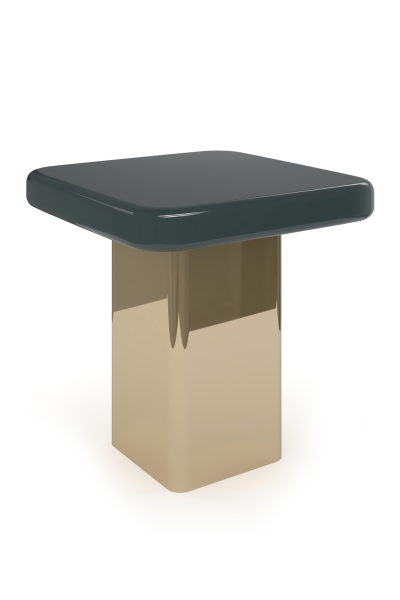 Glossy Square Accent Table | Caracole Gelee | Oroatrade.com