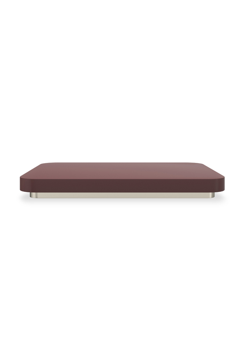 Red Gloss Square Accent Tray | Caracole Periphery | Oroatrade.com