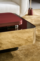 Red Gloss Square Accent Tray | Caracole Periphery | Oroatrade.com