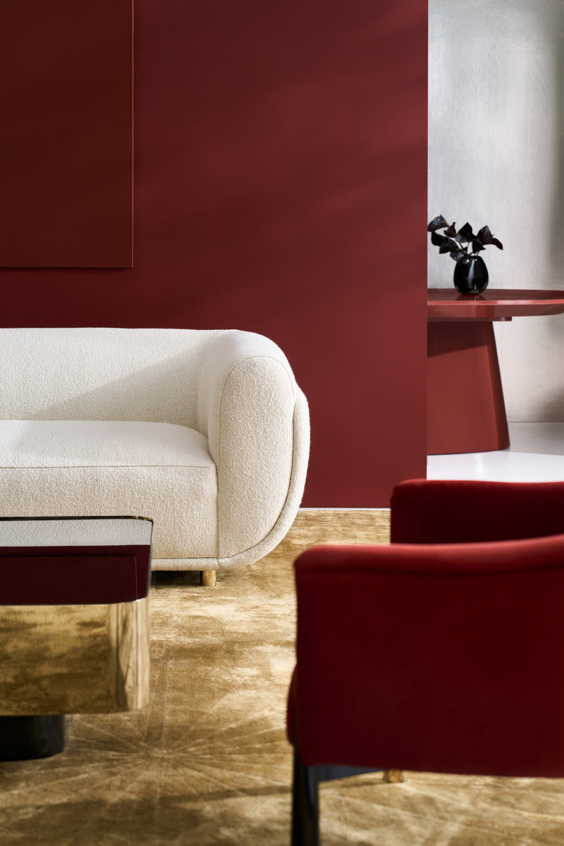 Red Gloss Square Accent Tray | Caracole Periphery | Oroatrade.com