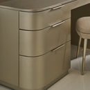 Silver 3-Drawer Desk | Caracole Oblique