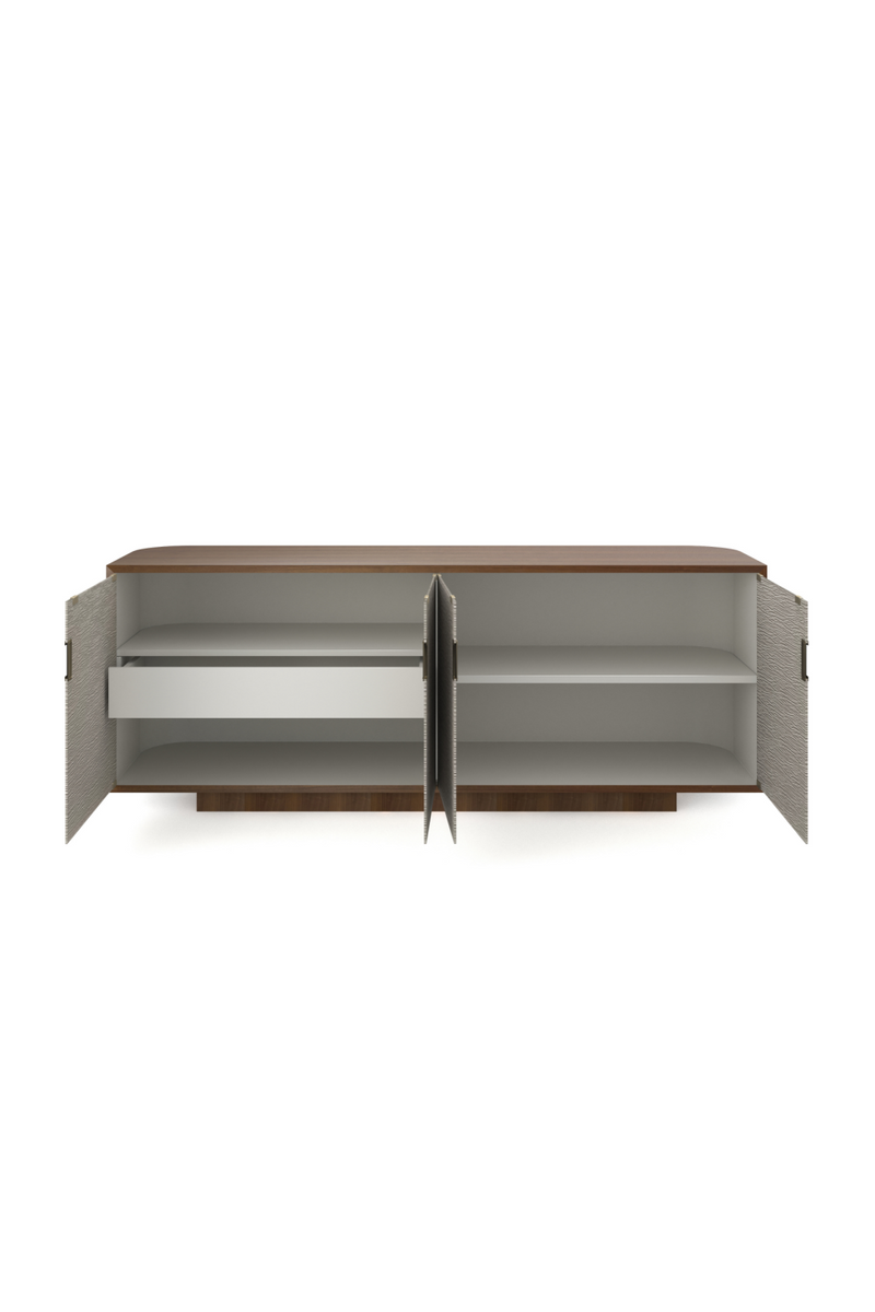 Textured Glass 4-Door Sideboard | Caracole Drift | Oroatrade.com