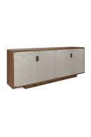 Textured Glass 4-Door Sideboard | Caracole Drift | Oroatrade.com