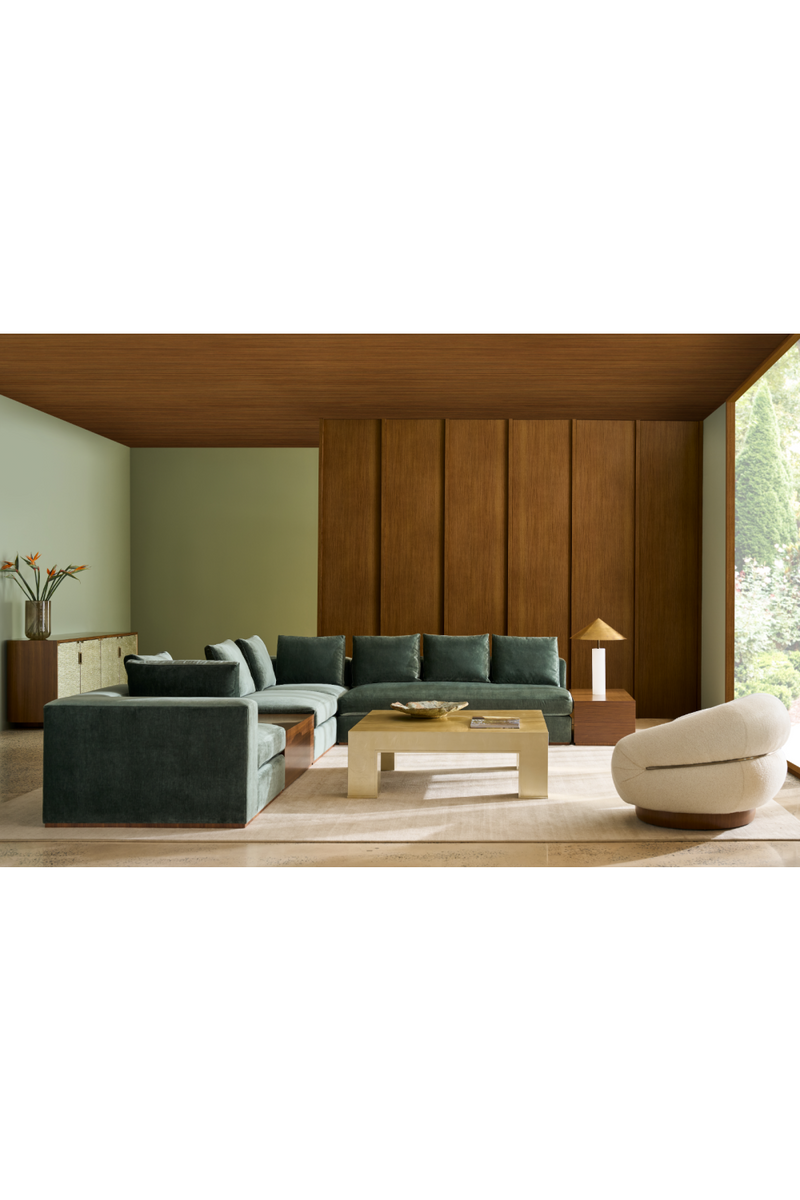 Textured Glass 4-Door Sideboard | Caracole Drift | Oroatrade.com