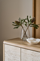Travertine 4-Door Sideboard | Caracole Mojave | Oroatrade.com