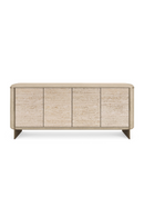 Travertine 4-Door Sideboard | Caracole Mojave | Oroatrade.com