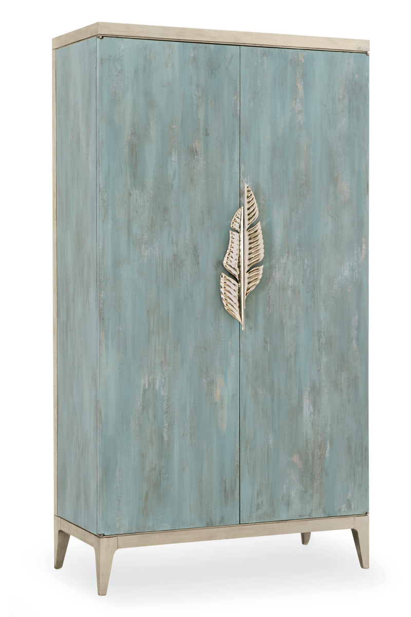 Rustic Turquoise Cabinet | Caracole Watercolors | Oroatrade.com