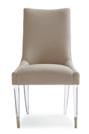 Taupe Linen Dining Chair | Caracole I'm Floating! | Oroatrade.com