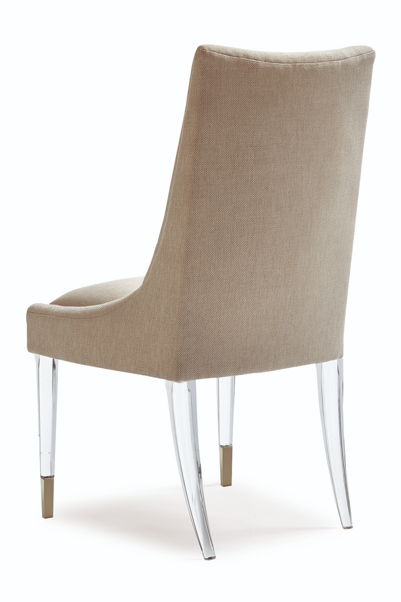 Taupe Linen Dining Chair | Caracole I'm Floating! | Oroatrade.com
