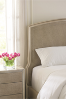 Silver Leaf 3-Drawer Nightstand | Caracole Rise And Shine | Oroatrade.com