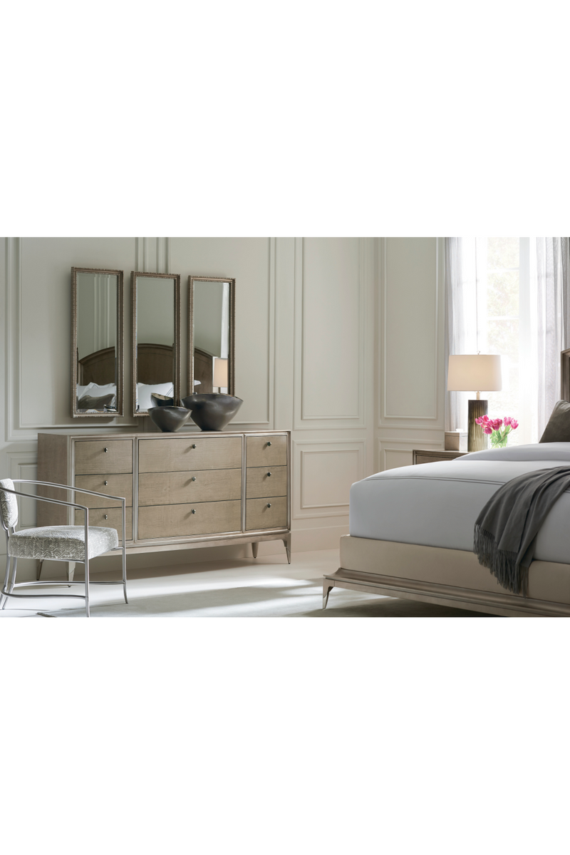 Metallic Outlined King Bed | Caracole Rise To The Occasion | Oroatrade.com