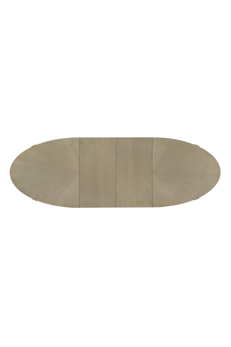 Silver Leaf Oval Dining Table | Caracole A House Favorite | Oroatrade.com