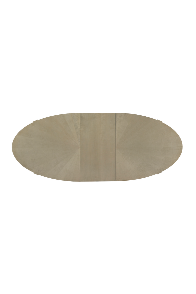 Silver Leaf Oval Dining Table | Caracole A House Favorite | Oroatrade.com