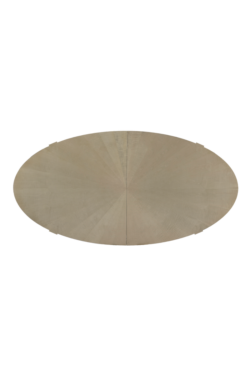 Silver Leaf Oval Dining Table | Caracole A House Favorite | Oroatrade.com