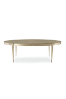 Silver Leaf Oval Dining Table | Caracole A House Favorite | Oroatrade.com