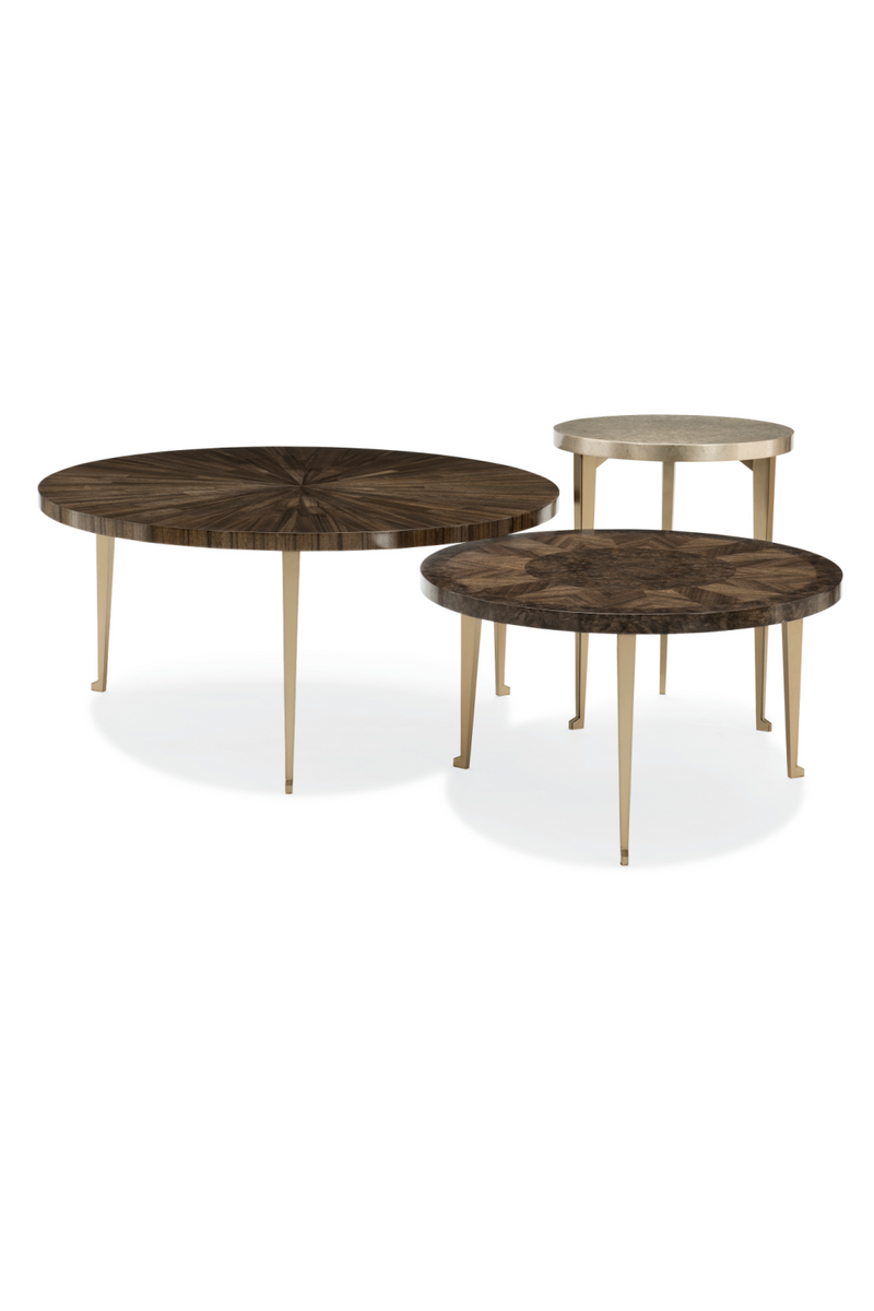 Round Wooden Cocktail Table | Caracole One Of The Bunch | Oroatrade.com