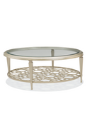 Bevelled Glass Coffee Table | Caracole Social Gathering | Oroatrade.com