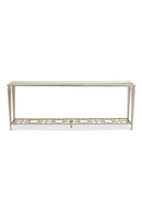 Taupe Silver Console Table | Caracole Highly Social | Oroatrade.com