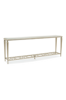 Taupe Silver Console Table | Caracole Highly Social | Oroatrade.com