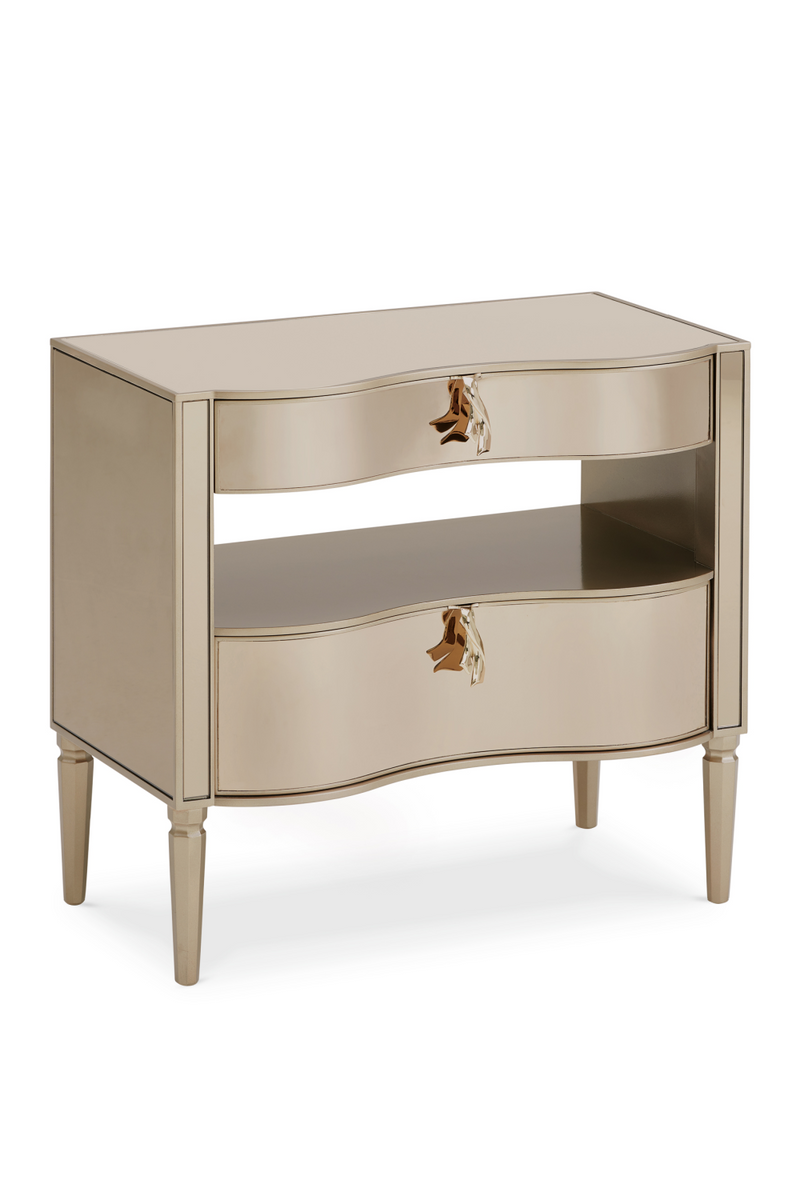 Gold Modern Bedside Table | Caracole It's A Small Wonder | Oroatrade.com