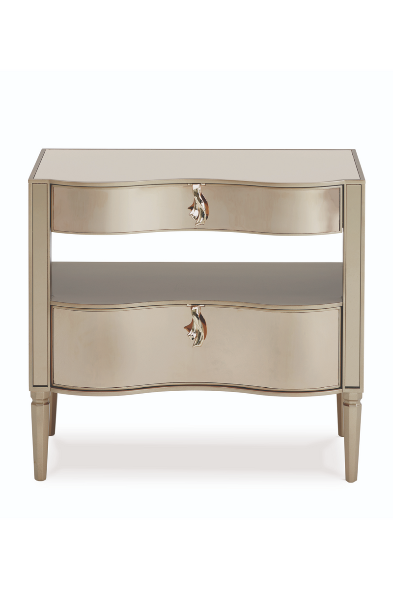 Gold Modern Bedside Table | Caracole It's A Small Wonder | Oroatrade.com