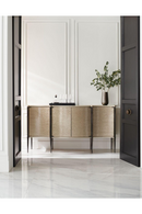 Curved Glass 4-Door Sideboard | Caracole A New Day | Oroatrade.com