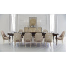 Taupe Cutout Back Dining Chair | Caracole