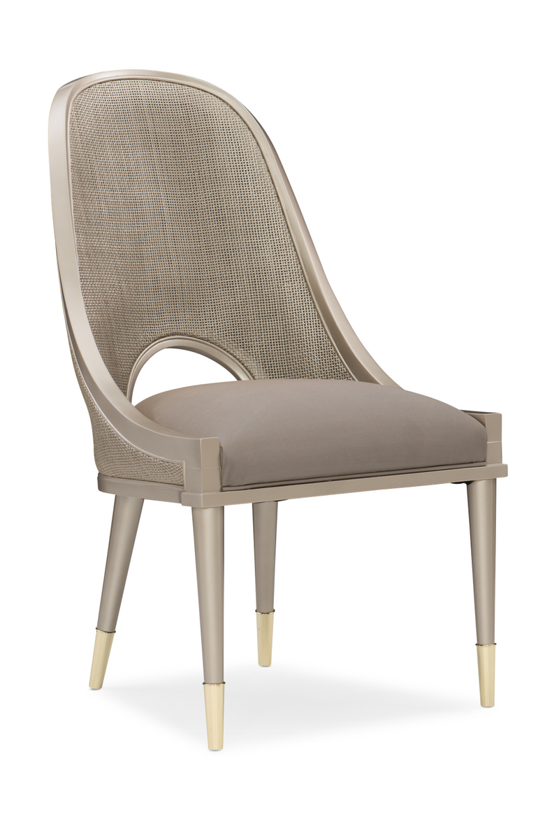 Cut-Out Back Dining Chair | Caracole Cane I Join You | Oroatrade.com