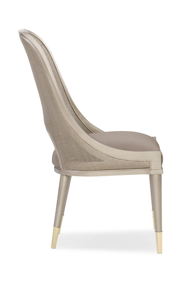 Cut-Out Back Dining Chair | Caracole Cane I Join You | Oroatrade.com