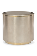 Cylindrical Gold Side Table | Caracole All Around | Oroatrade.com
