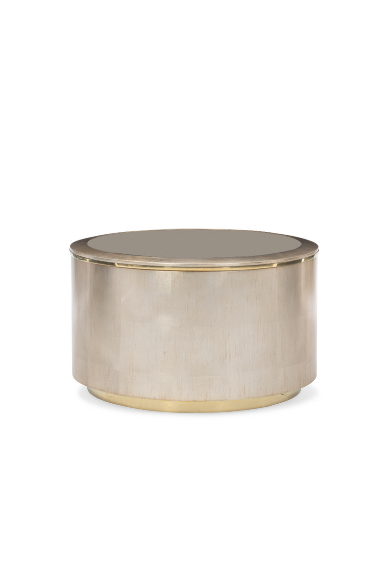 Gold Round Coffee Table | Caracole Circle In Time | Oroatrade.com