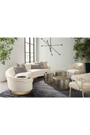 Gold Round Coffee Table | Caracole Circle In Time | Oroatrade.com