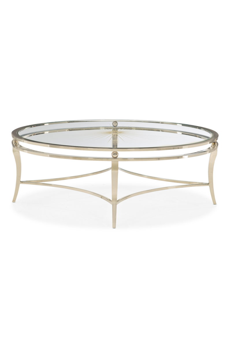 Round Glass Cocktail Table | Caracole A Star Is Born | Oroatrade.com
