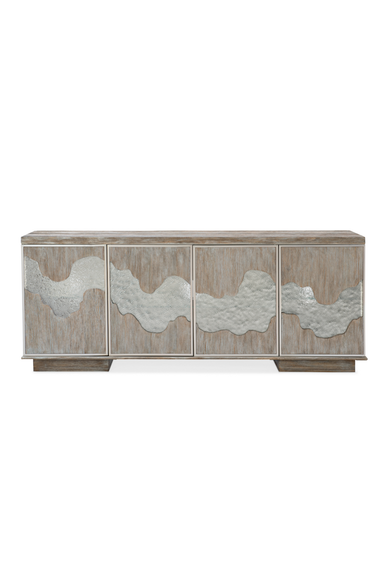 Cast Glass Accented Sideboard | Caracole Go With The Flow | Oroatrade.com