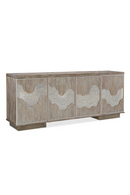 Cast Glass Accented Sideboard | Caracole Go With The Flow | Oroatrade.com