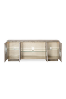 Cast Glass Accented Sideboard | Caracole Go With The Flow | Oroatrade.com