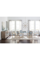 Cast Glass Accented Sideboard | Caracole Go With The Flow | Oroatrade.com