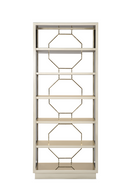 Taupe Metallic Modern Shelf | Caracole Going Up | Oroatrade.com