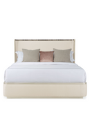 Modern Minimalist Cream Bed | Caracole Dream Big | Oroatrade.com