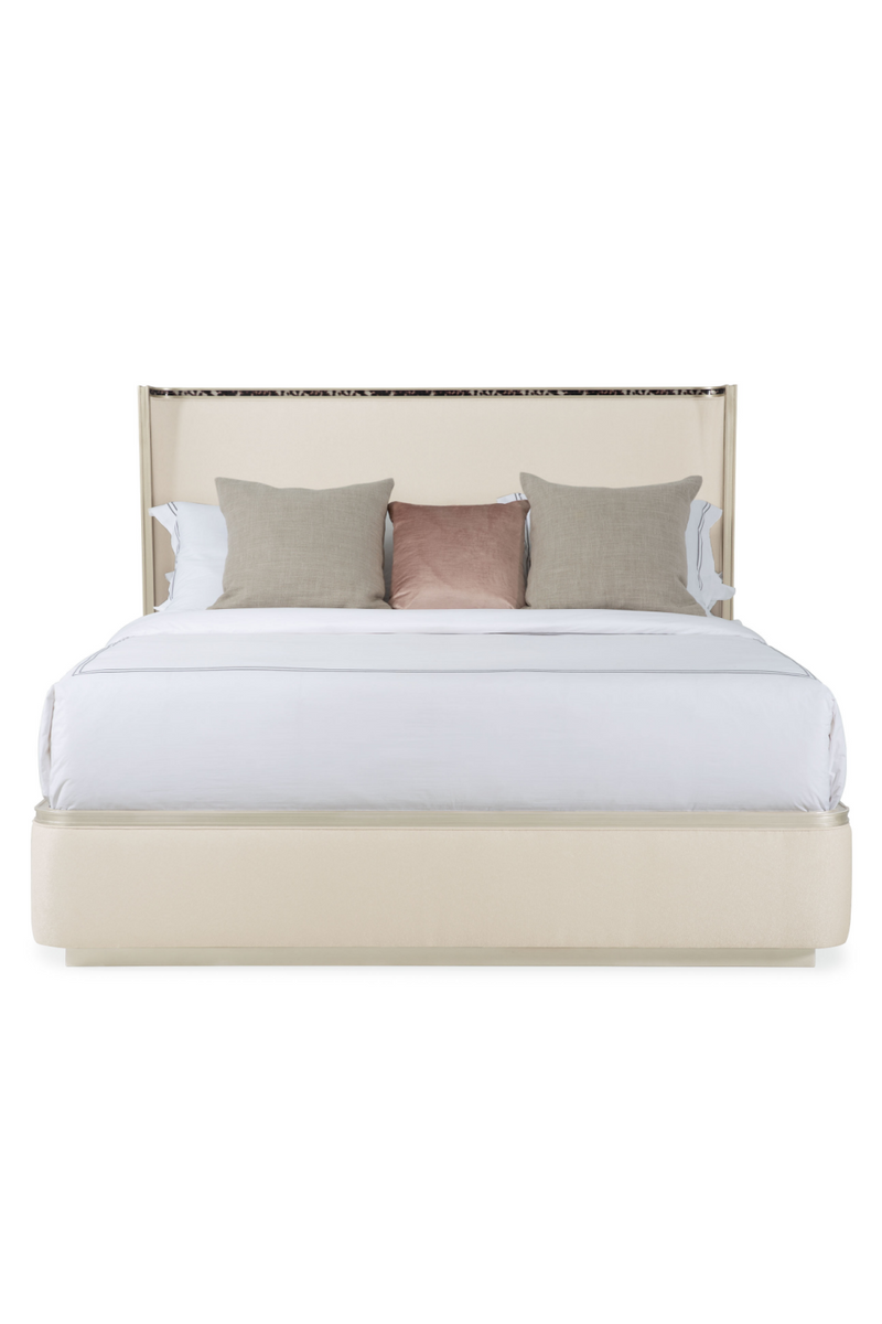 Modern Minimalist Cream Bed | Caracole Dream Big | Oroatrade.com