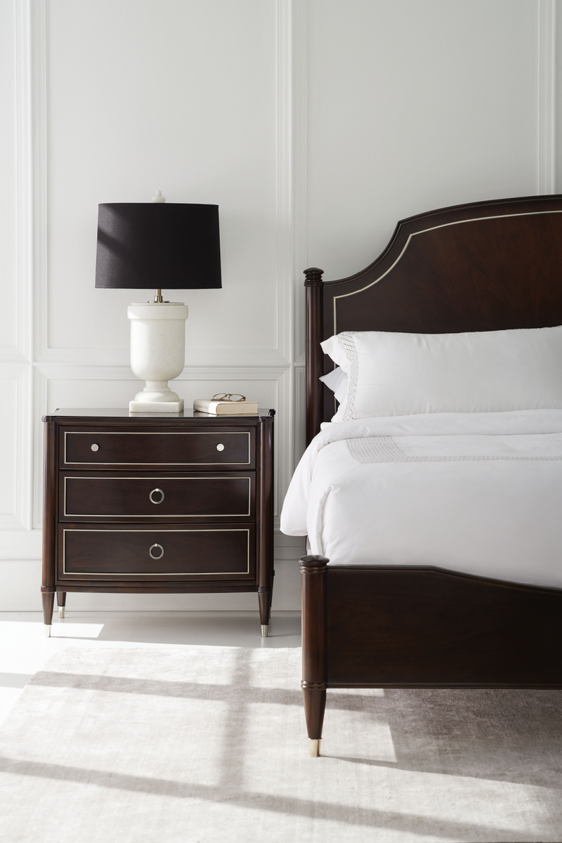 Brown Walnut California King Bed | Caracole Suite Dreams | Oroatrade.com